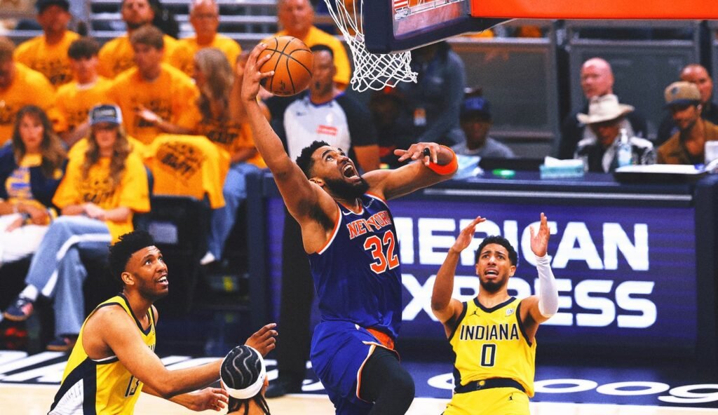 NBA EAST: Kat reinforces Knicks, does Pacers go back in game 4?